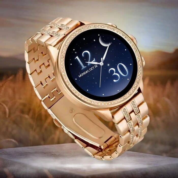 Luxury-Gold-Diamond-Smartwatch